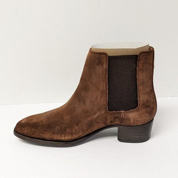 Frye Dara Chelsea Boots, Brown Suede, Women's 8 M - Picture 5 of 7